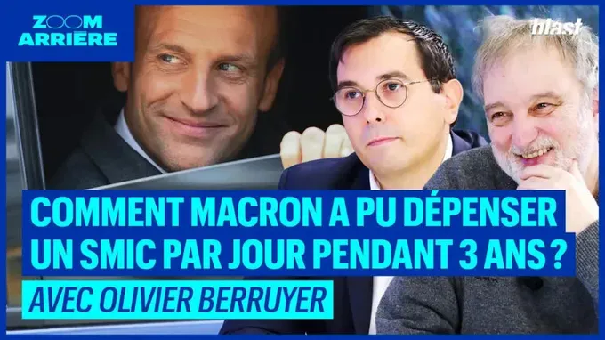 Comment Macron a pu dépenser un SMIC par jour pendant 3 ans ? avec Olivier Berruyer