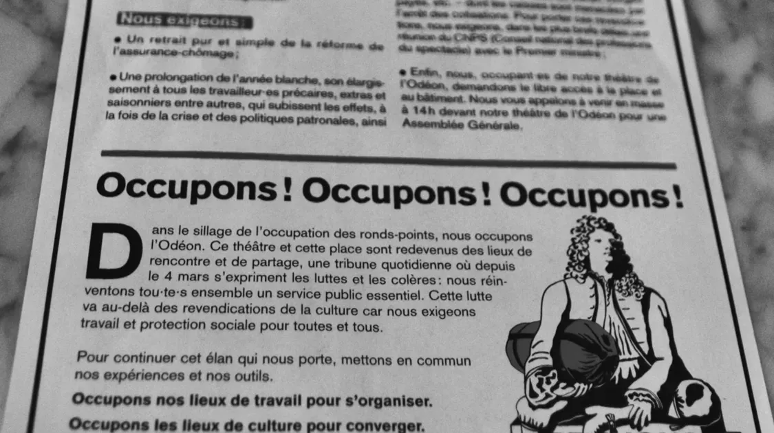 Odéon, Culture colère