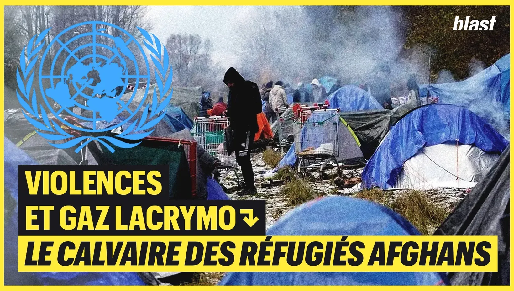 Violences et gaz lacrymo : le calvaire des réfugiés afghans