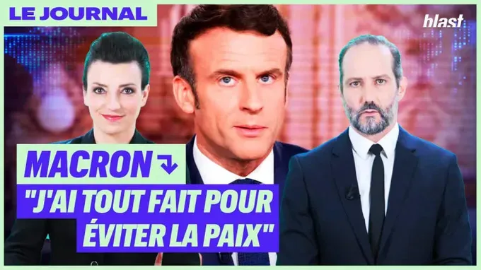Macron  : "J'ai tout fait éviter la paix " - Le Journal 