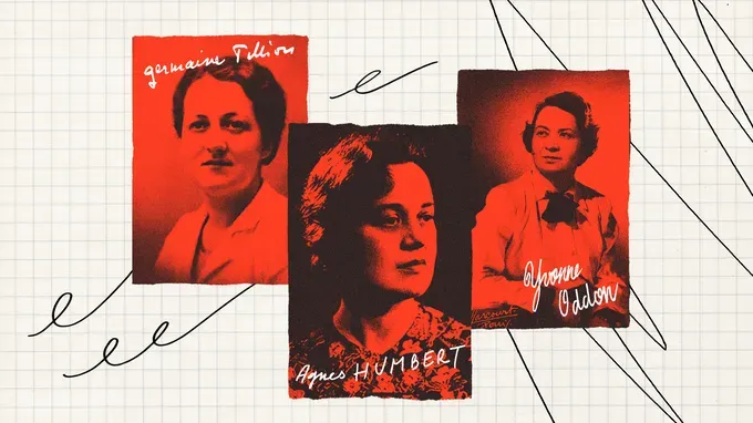 Yvonne, Agnès, Germaine ; Oddon, Humbert, Tillion : Musée de l’Homme 