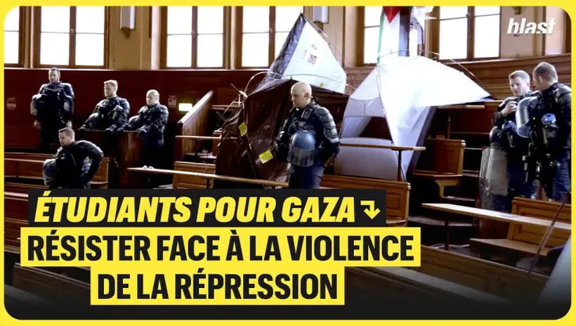 Blocus étudiants pour Gaza : résister face à la violence de la répression
