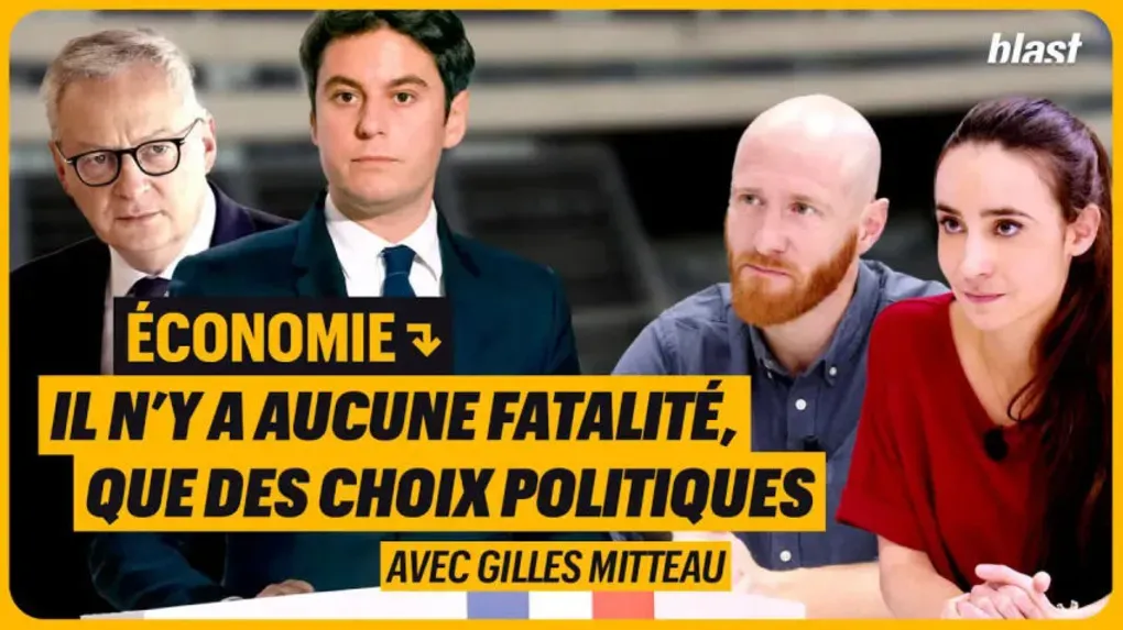 Économie : il n'y a aucune fatalité, que des choix politiques