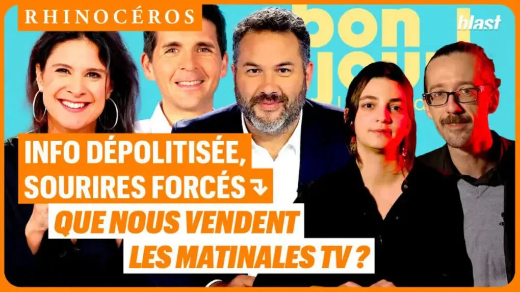 Information dépolitisée, sourires forcés : que nous vendent les matinales TV ?