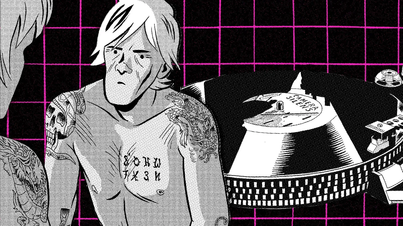 Gilles Bertin, anti-héros du rock français devenu héros de BD