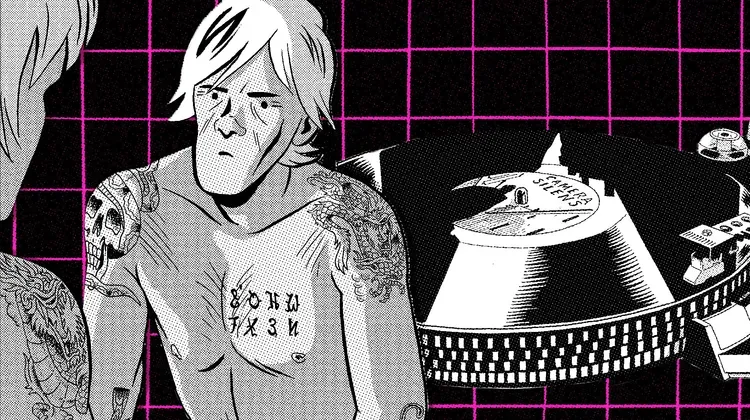 Gilles Bertin, anti-héros du rock français devenu héros de BD