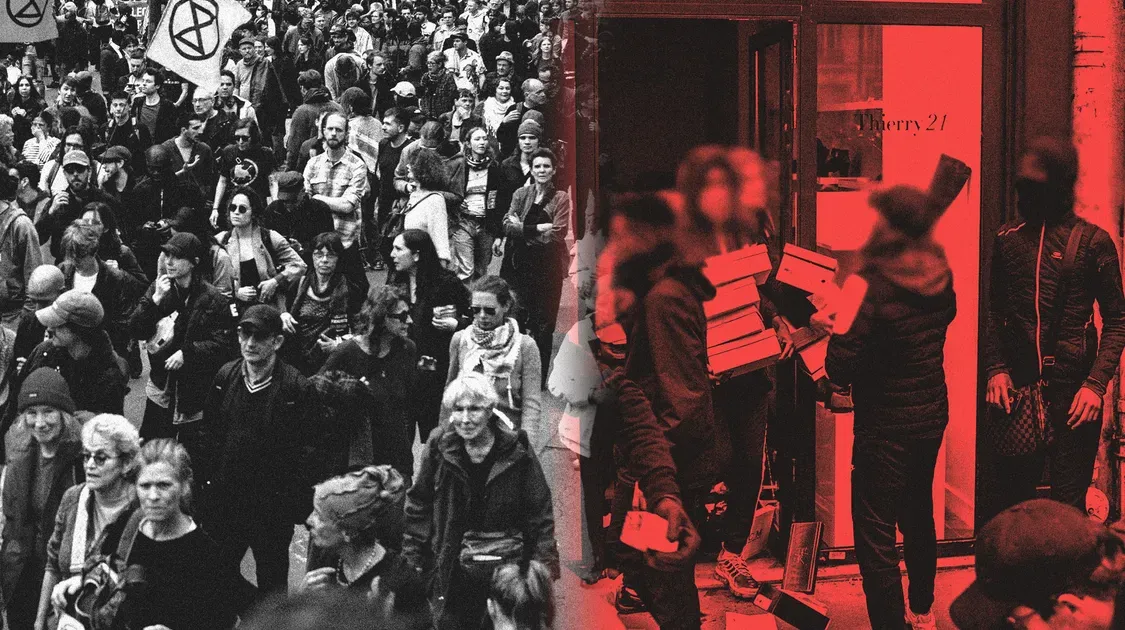 La fable du gentil manifestant et du méchant casseur