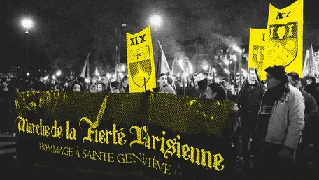 Voir Au défilé d'extrême droite  à Paris : « ils vont traîner dans le quartier, et cela pourrait vous mettre en danger »