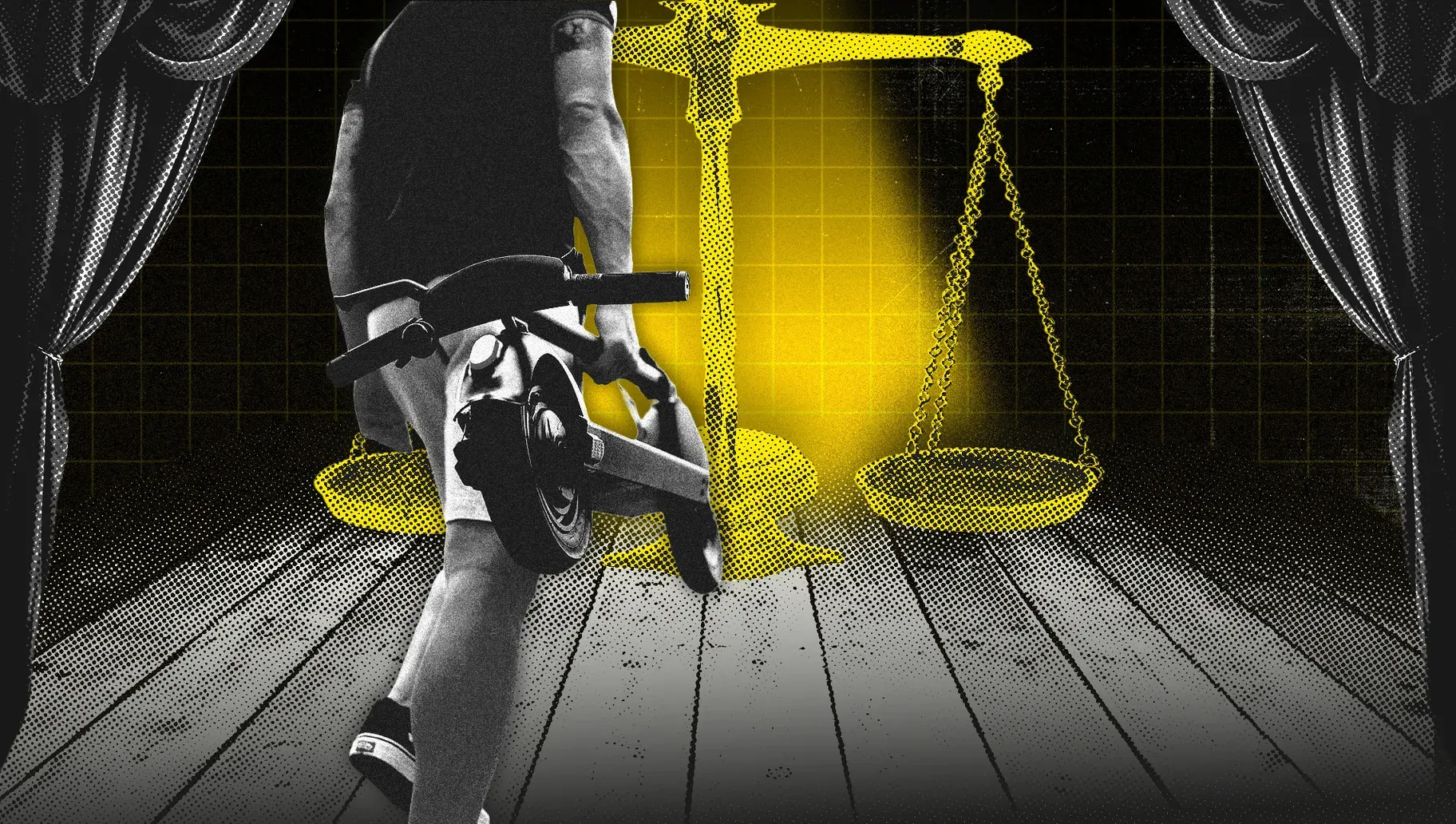 Voir Au tribunal : un voleur de trottinette à la croisée des chemins