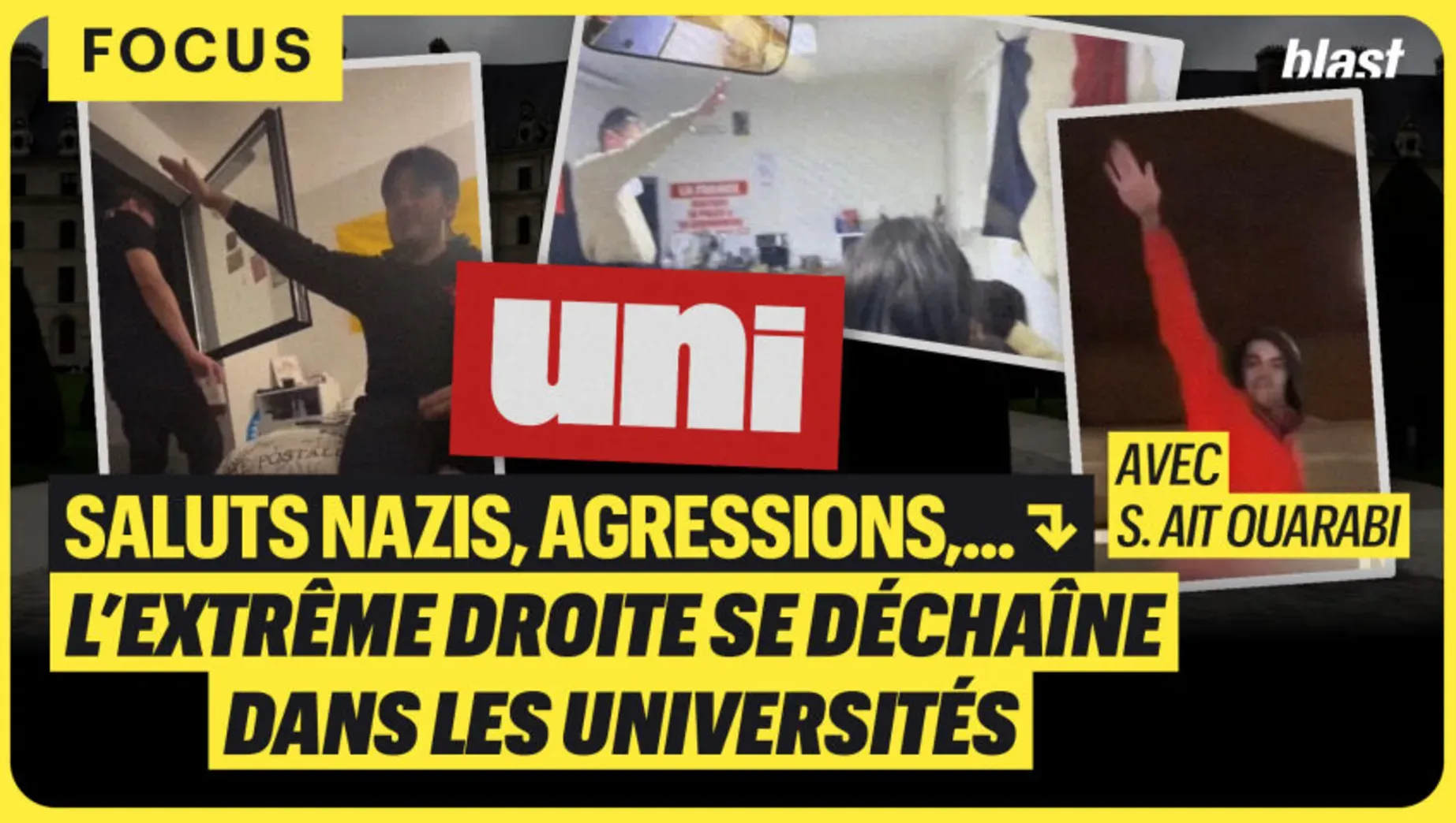 Saluts nazis, agressions, etc. : l’extrême droite se déchaîne dans les universités