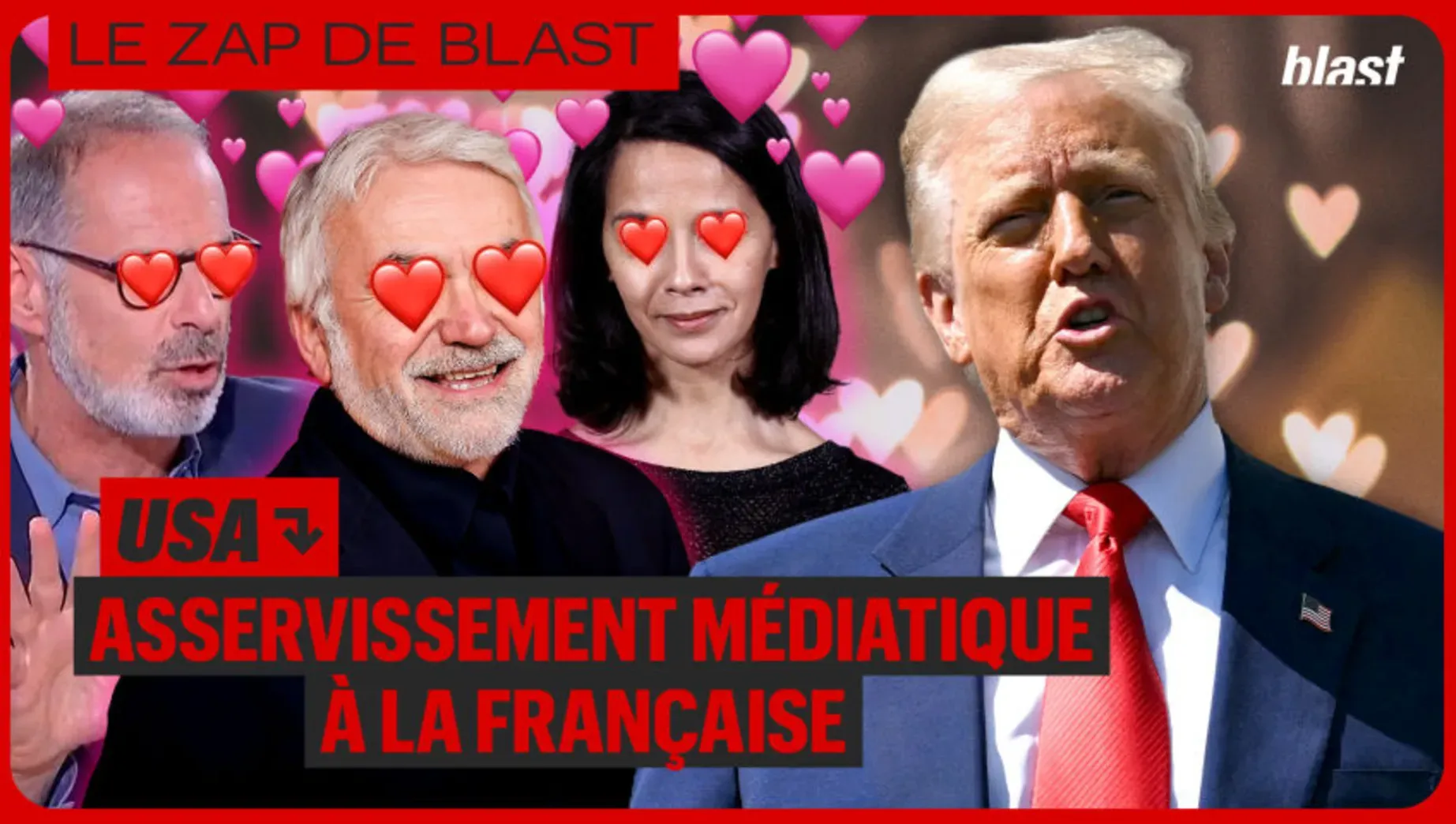 USA : asservissement médiatique à la française en 7'57 chrono