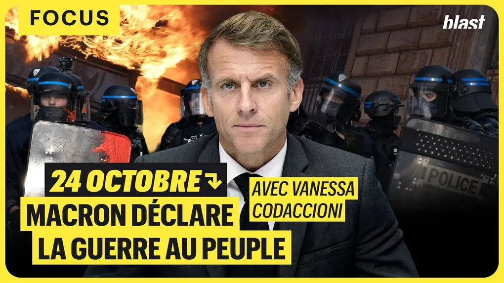 24 octobre : Macron déclare la guerre au peuple