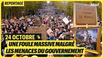 24 octobre : une foule massive malgré les menaces du gouvernement