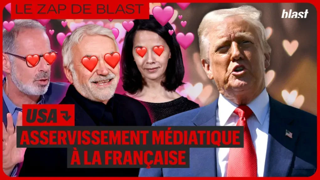 USA : asservissement médiatique à la française en 7'57 chrono